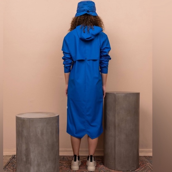 NWT Rains Longer Jacket in Waves Size Medium - Picture 5 of 15